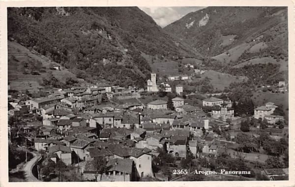 Arogno, Panorama