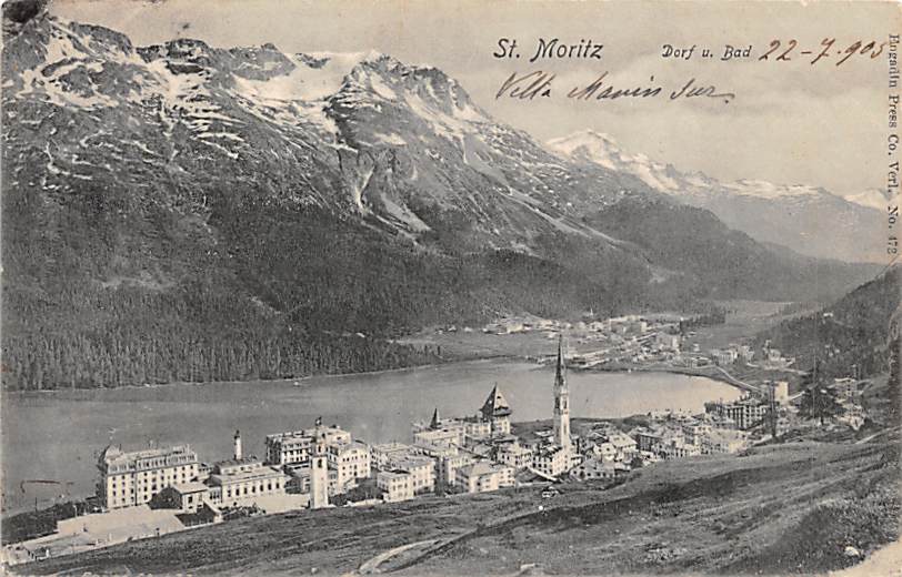 St. Moritz, Dorf und Bad