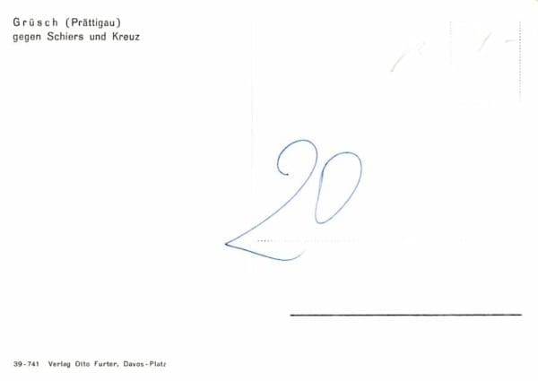 Grüsch, gegen Schiers und Kreuz