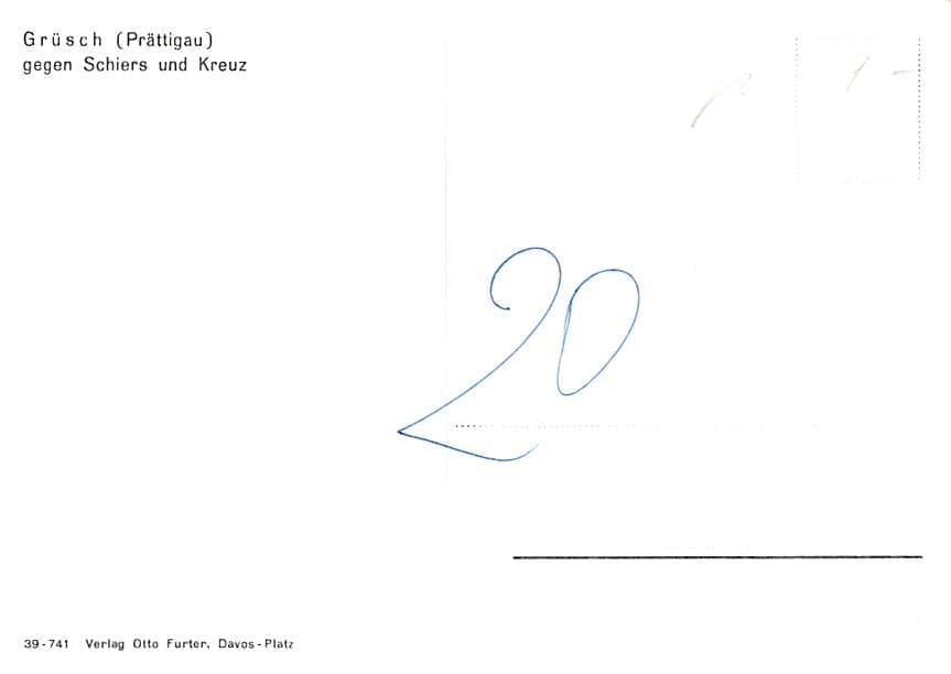 Grüsch, gegen Schiers und Kreuz