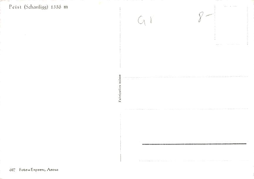 Peist, Schanfigg