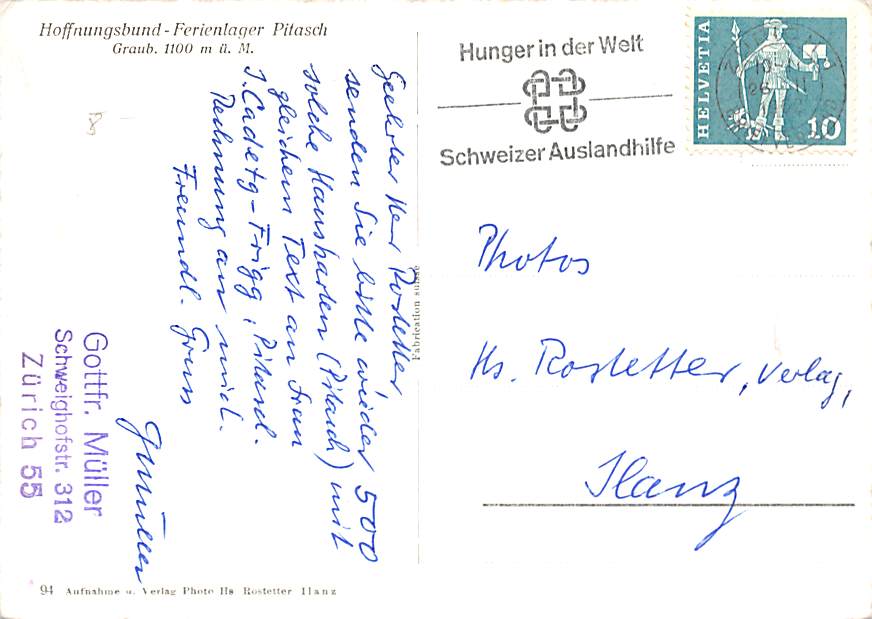 Pitasch, Hoffnungsbund-Ferienlager Ptasch