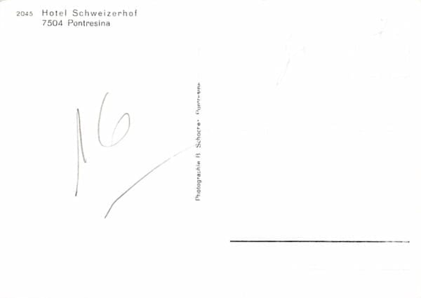 Pontresina, Hotel Schweizerhof
