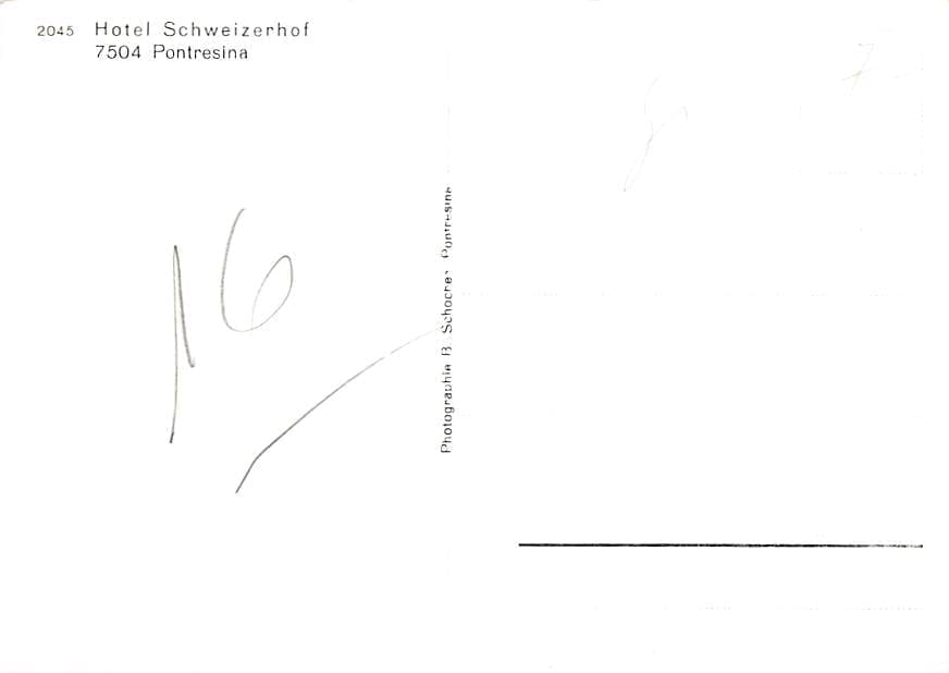 Pontresina, Hotel Schweizerhof