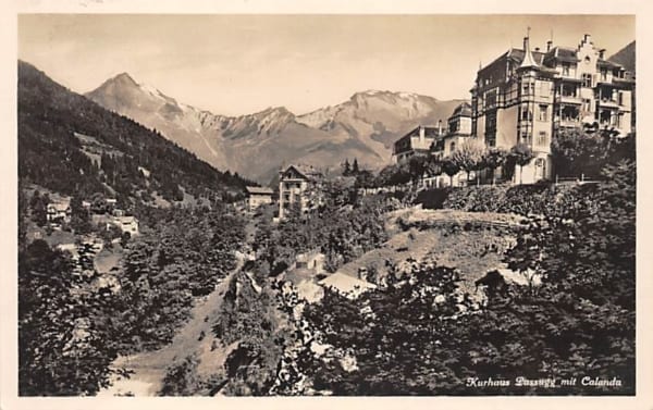 Passugg, Kurhaus Passugg mit Calanda