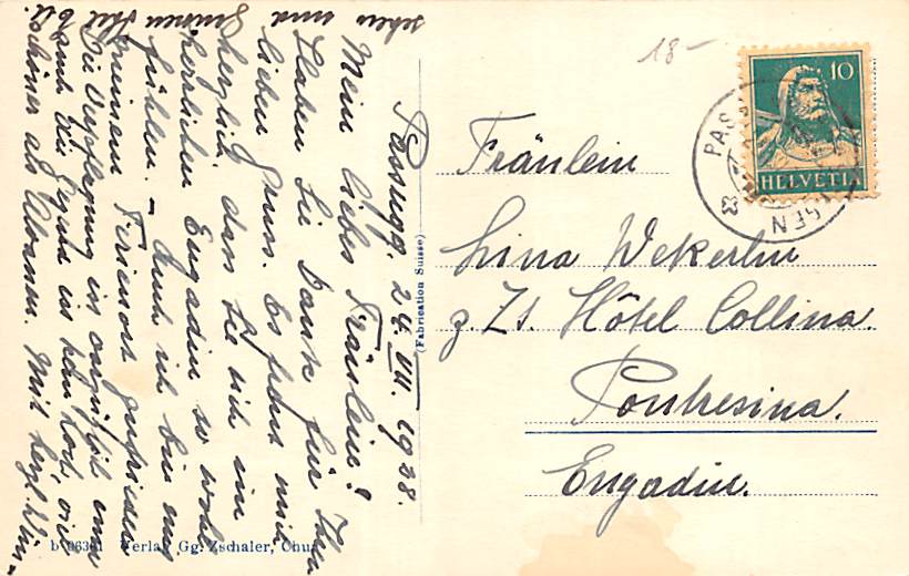 Passugg, Kurhaus Passugg mit Calanda