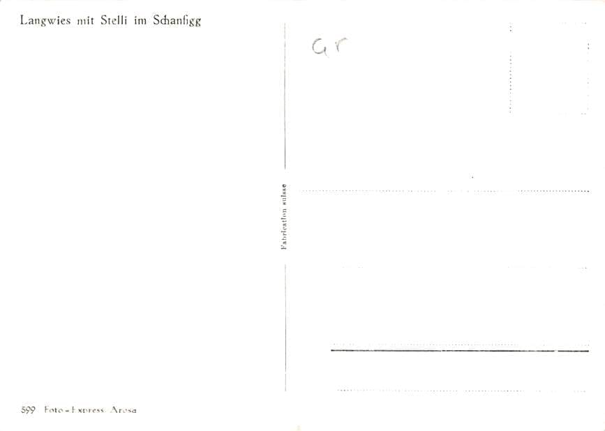 Langwies, mit Stelli im Schanfigg