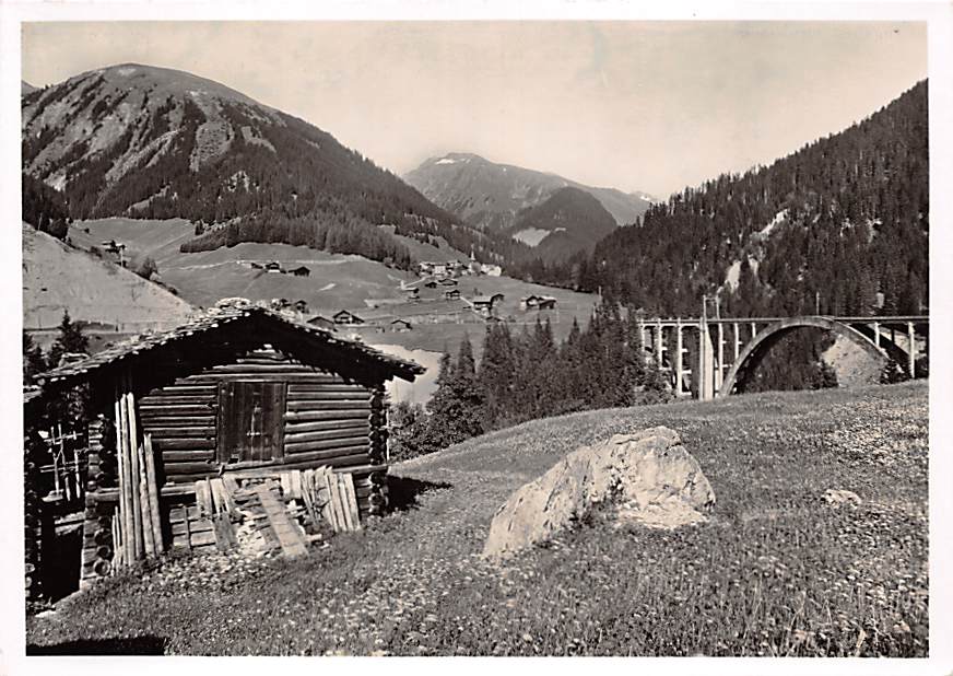 Langwies, mit Viadukt