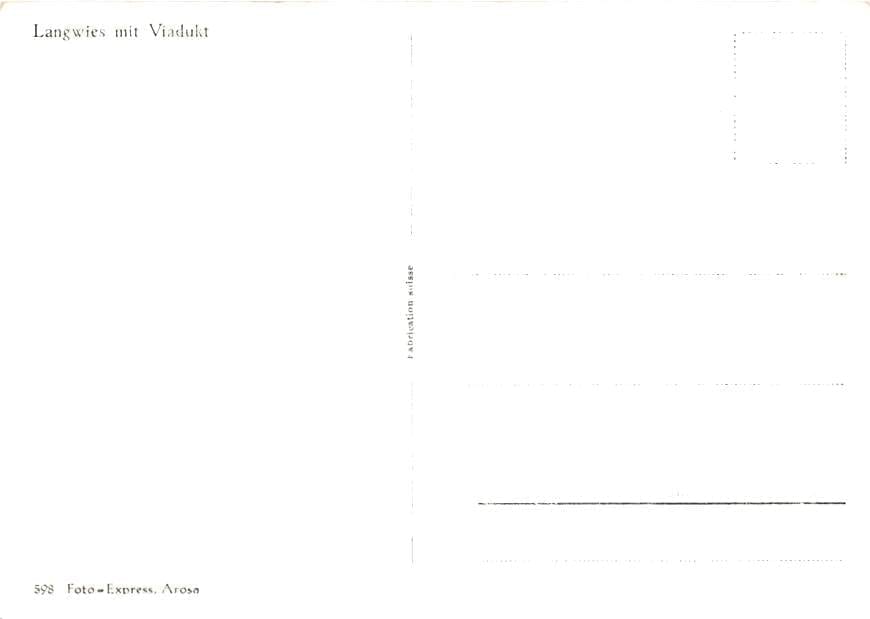 Langwies, mit Viadukt
