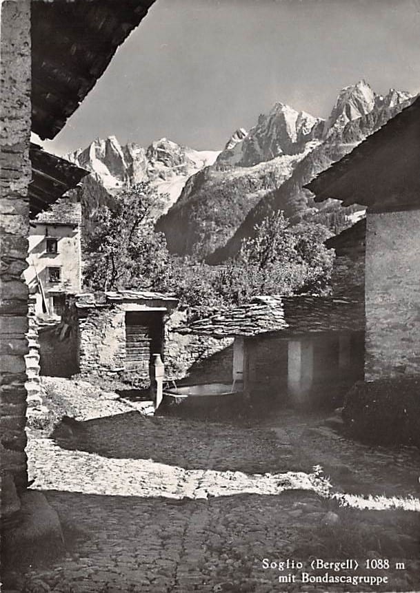 Soglio, mit Bondascagruppe