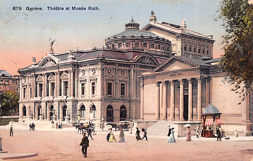 Genève, Théatre et Musée Rath.