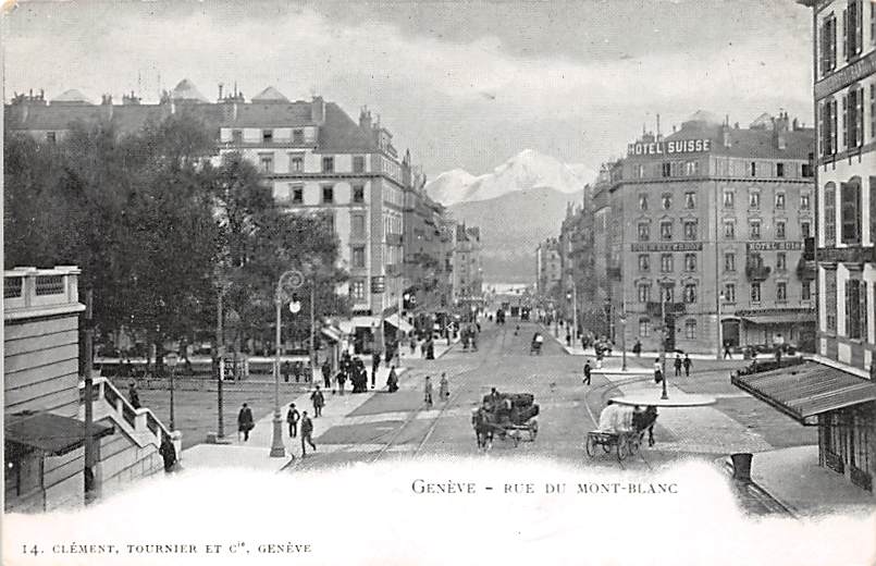 Genève, Rue du Mont-Blanc