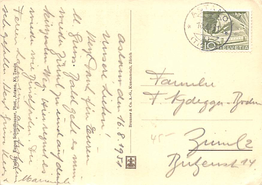 Astano, Pensione della Posta