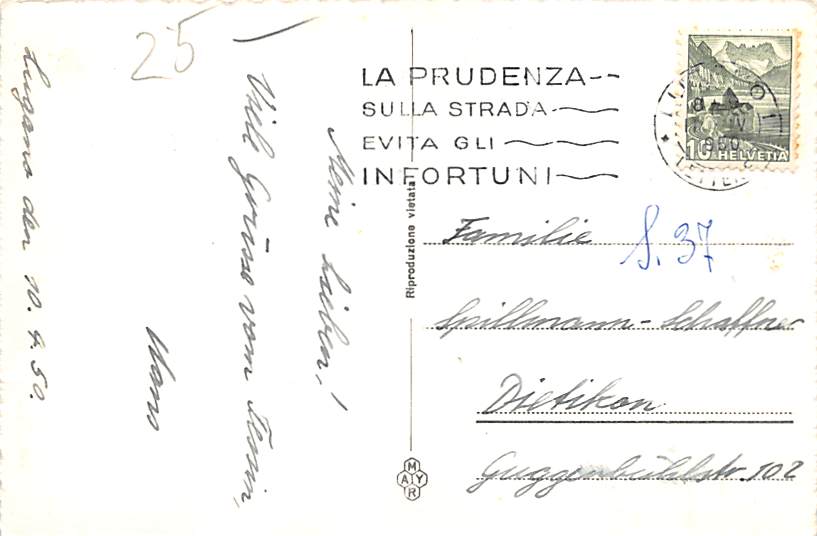 Cademario, Cademario con vista su Lugano