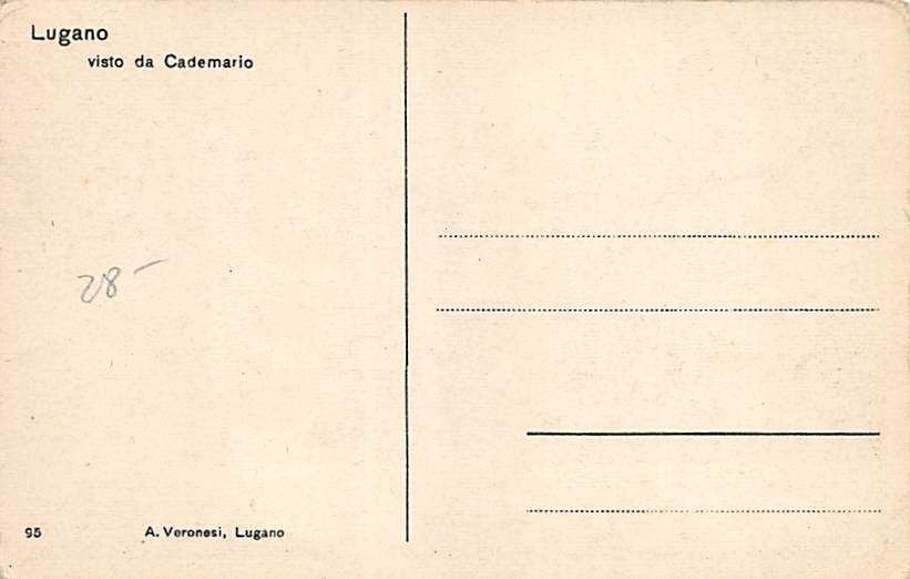 Cademario, visto da Cademario Lugano