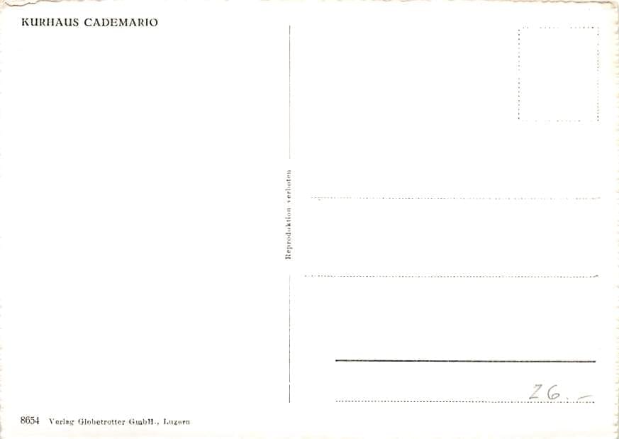 Cademario, Kurhaus Cademario b. Lugano