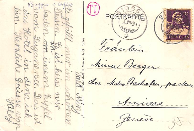 Bioggio, Pension Bella Vista