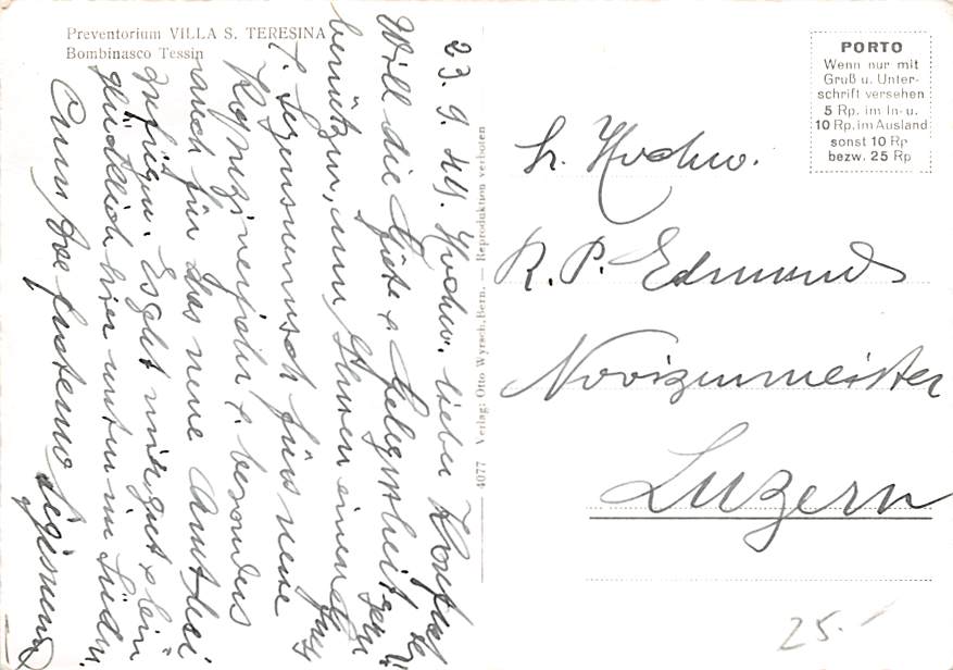 Bombinasco, Preventorium Villa S. Teresina