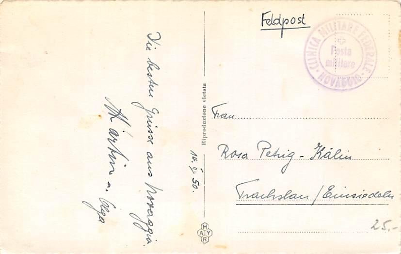 Novaggio, e Clinica Militare