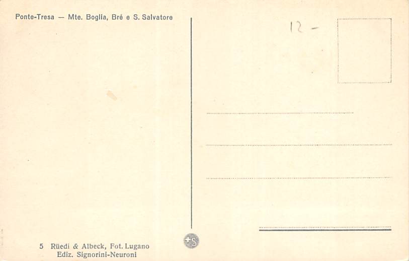 Ponte Tresa, Mte. Boglia Bré e S. Salvatore