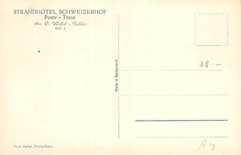 Ponte Tresa, Strandhotel Schweizerhof