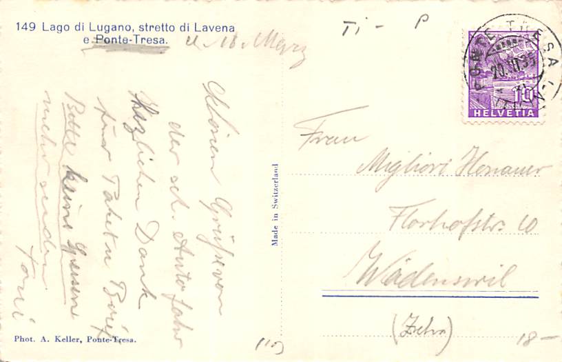 Ponte Tresa, Lago di Lugano Stretto di Lavena e Ponte Tresa