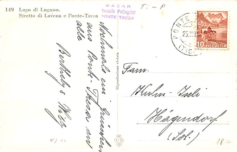 Ponte Tresa, Lago di Lugano Stretto di Lavena e Ponte Tresa