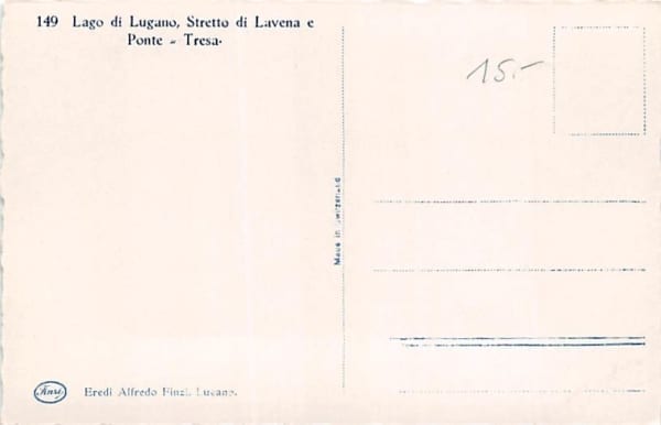 Ponte Tresa, Lago di Lugano Stretto di Lavena e Ponte Tresa