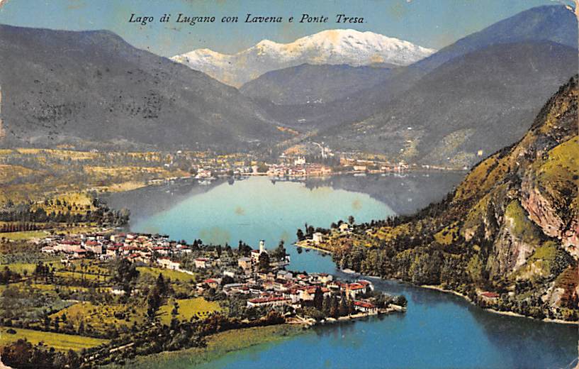 Ponte Tresa, Lago di Lugano con Lavena e Ponte Tresa