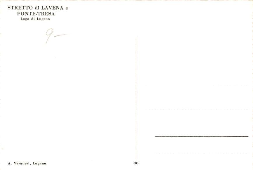 Stretto, Lago di Lugano Stretto di Lavena e Ponte Tresa