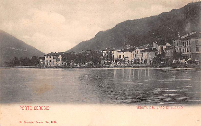 Porto Ceresio, Veduta del lago di Lugano