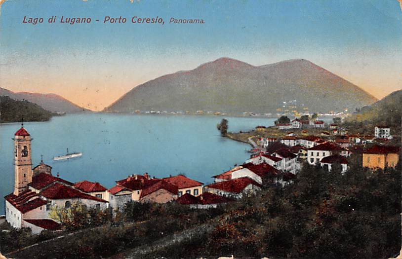 Porto Ceresio, Lago di Lugano Panorama