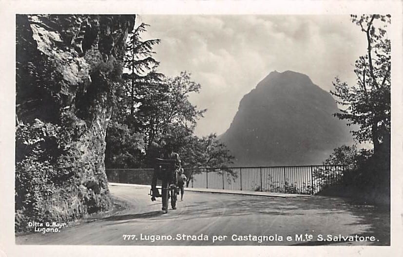 Castagnola, Strada per Castagnola e Mte S. Salvatore