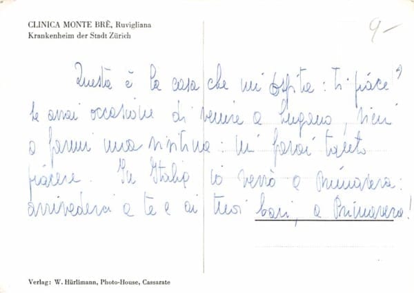 Ruvigliana, Clinica Monte Bré