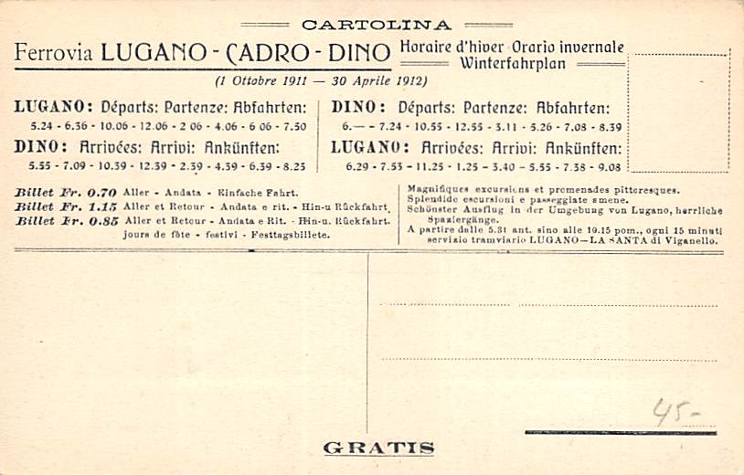 Cadro, Playa di Sonvico