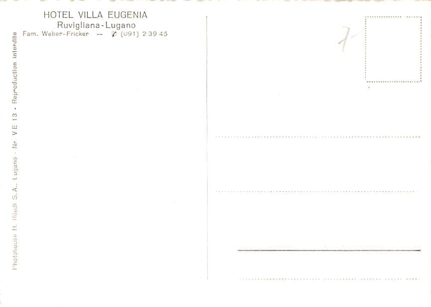 Ruvigliana, Lugano, Hotel Villa Eugenia