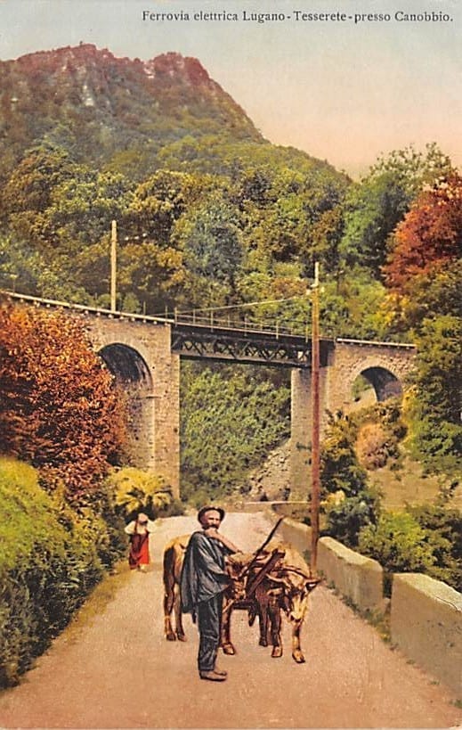 Canobbio, Ferrovia elettrica Lugano