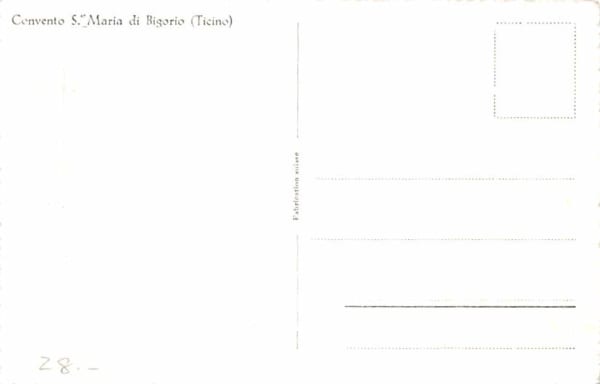Bigorio, Convento S. Maria di Brigorio