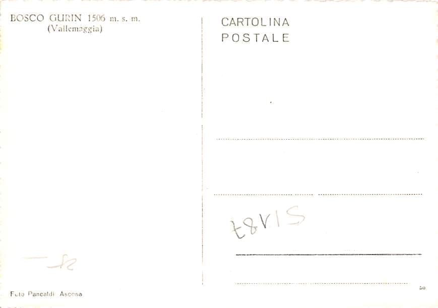 Bosco-Gurin, Vallemaggia