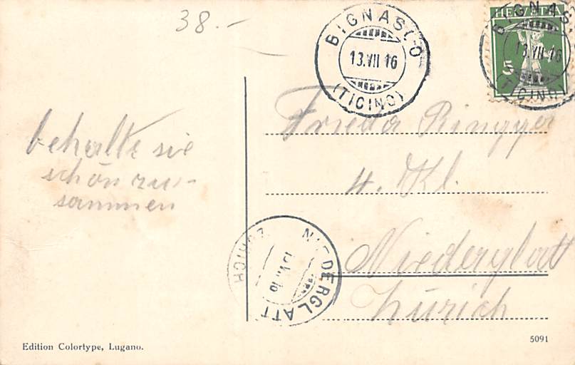 Maggia, Un saluto da Maggia