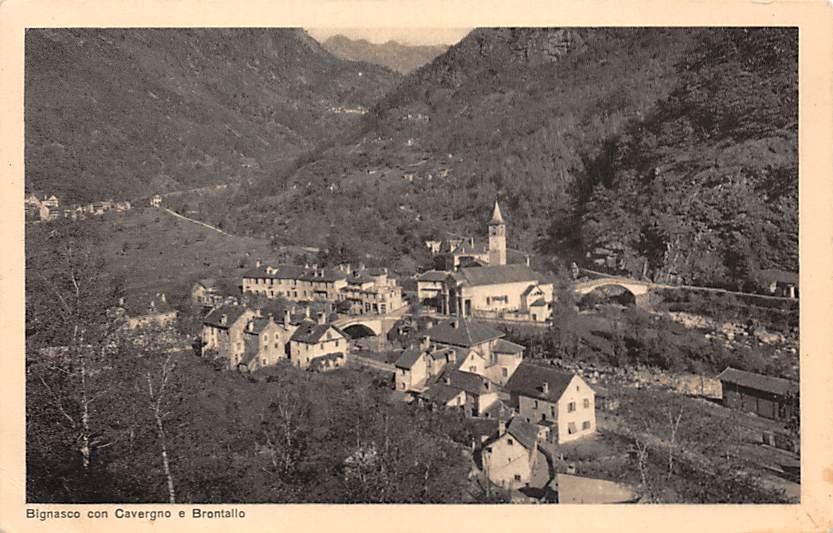 Bignasco, con Cavergno e Brontallo