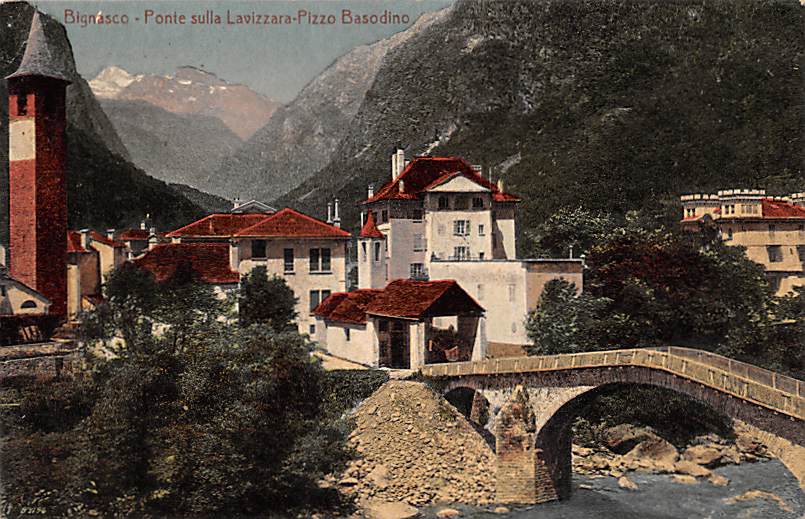 Bignasco, Ponte sulla Lavizzara - Pizzo Basodino