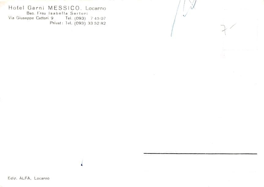 Locarno, Hotel Garni Messico