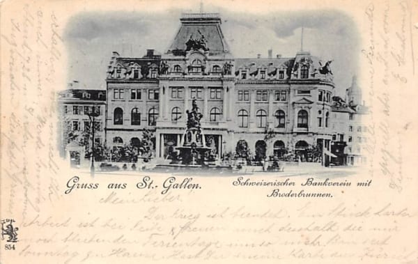 St.Gallen, Gruss aus St.Gallen - Schweizerischer Bankverein