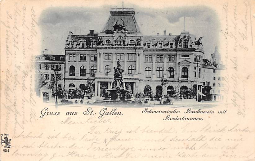 St.Gallen, Gruss aus St.Gallen - Schweizerischer Bankverein