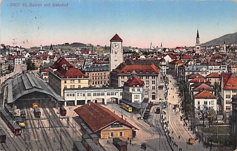 St.Gallen, mit Bahnhof