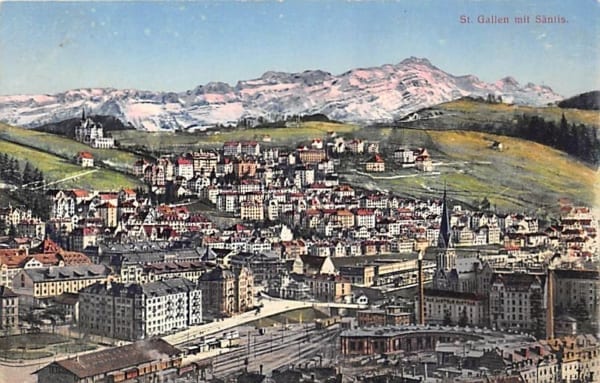 St.Gallen, mit Säntis
