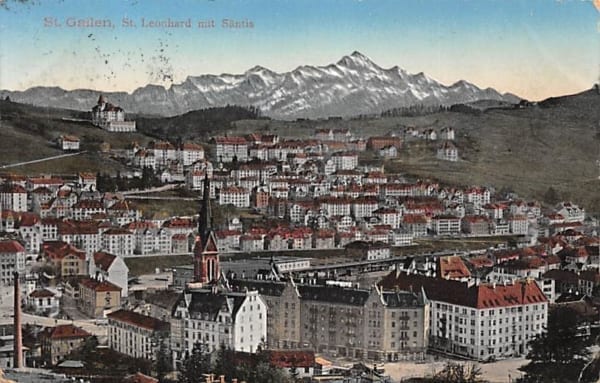 St.Gallen, St.Leonhard mit Säntis