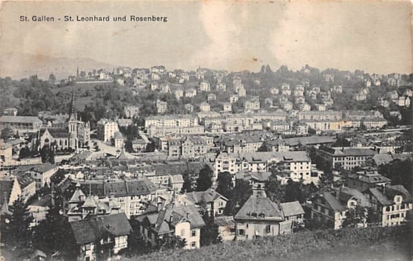 St.Gallen, St.Leonhard und Rosenberg