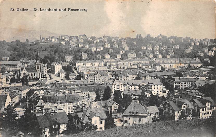 St.Gallen, St.Leonhard und Rosenberg